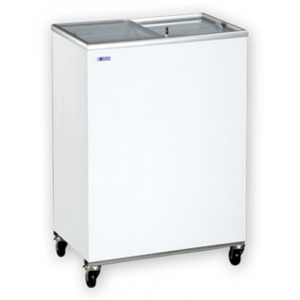 UDD 100 SC Chest freezer with sliding glass door